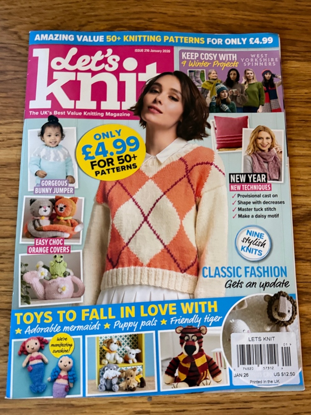 Magazine - Let’s Knit Issue 216 Jan 2026
